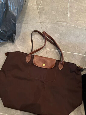 LONGCHAMP Le Foulonn Leather Handbag